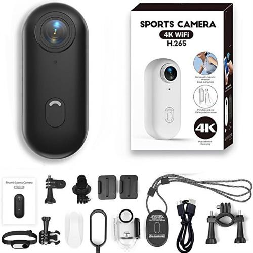 H.264 Geniş Açı Lensli Wifi Spor ve Vlog Kamerası 1080P